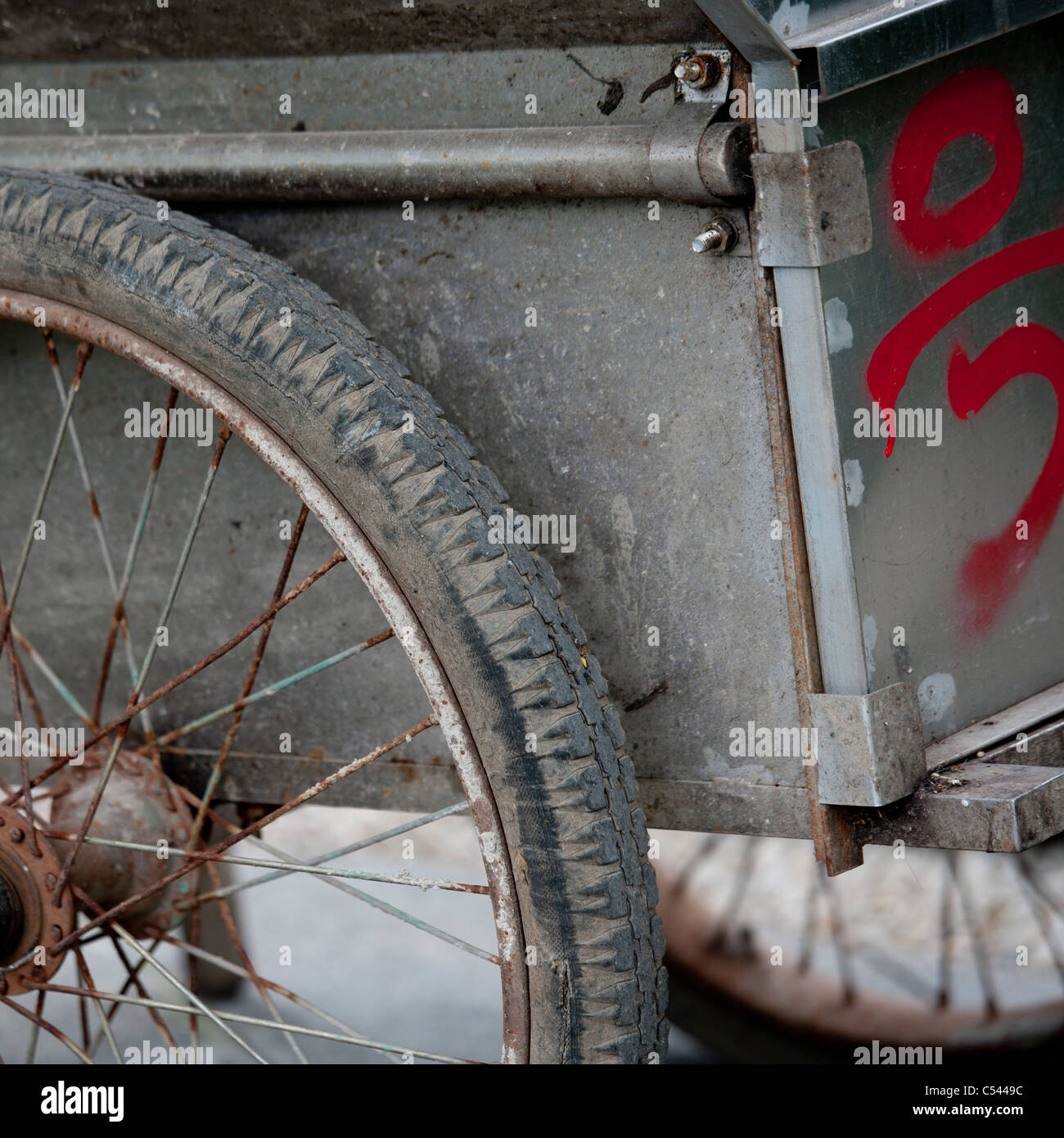 Close-up of a cart, Shanghai, China Stock Photo - Alamy