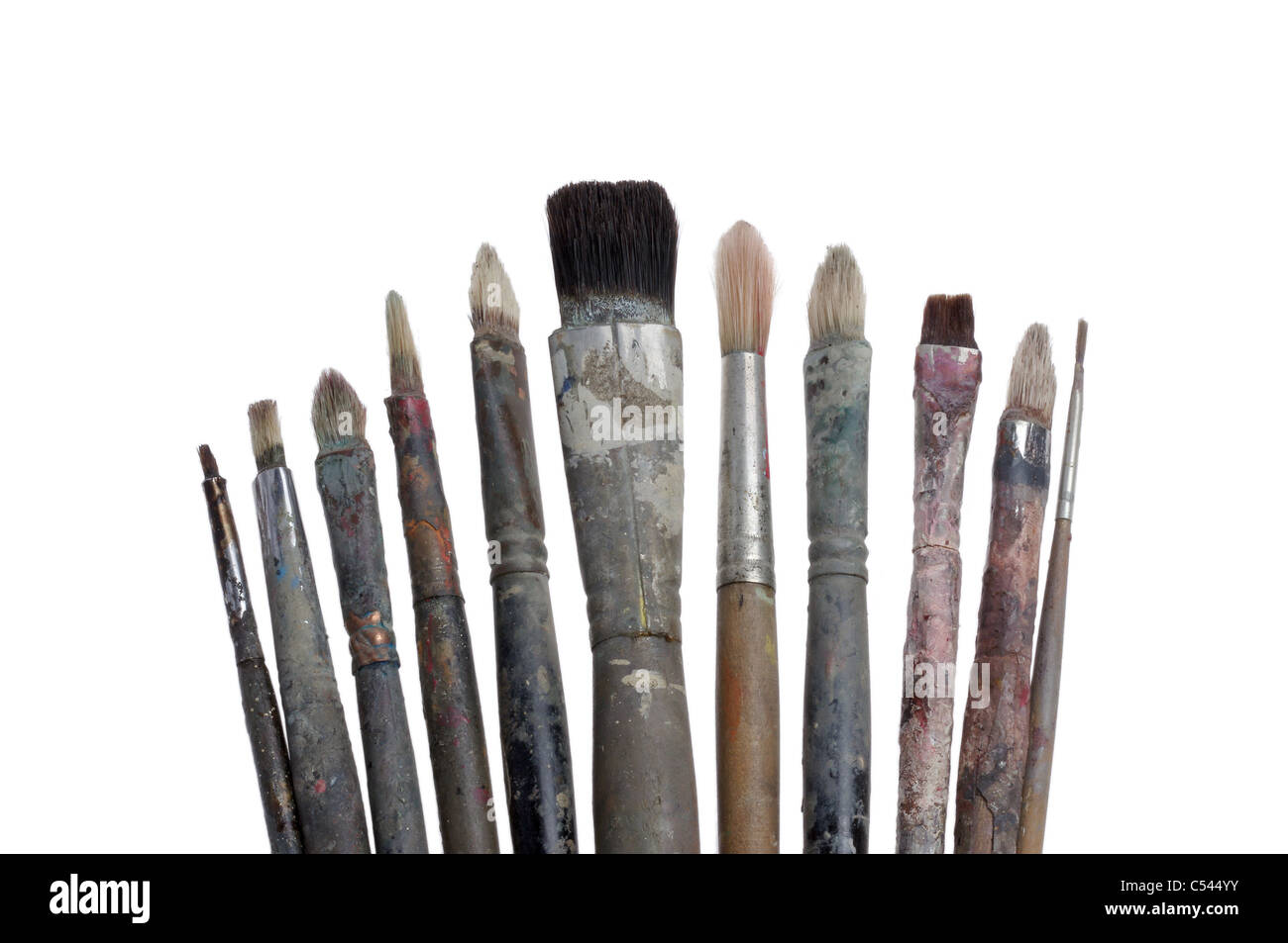 Many black brushes hi-res stock photography and images - Alamy