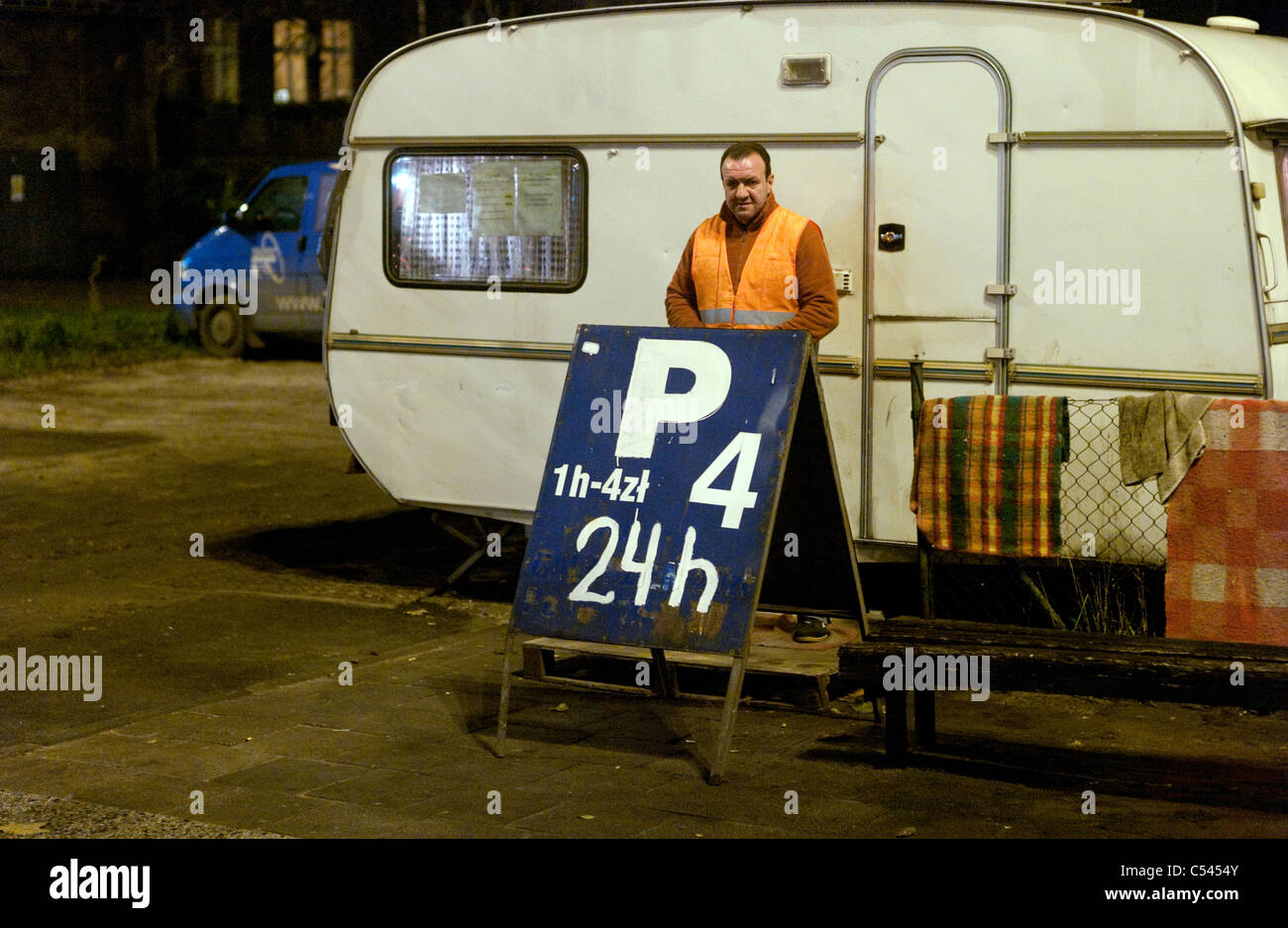 Car park attendant hires stock photography and images Alamy