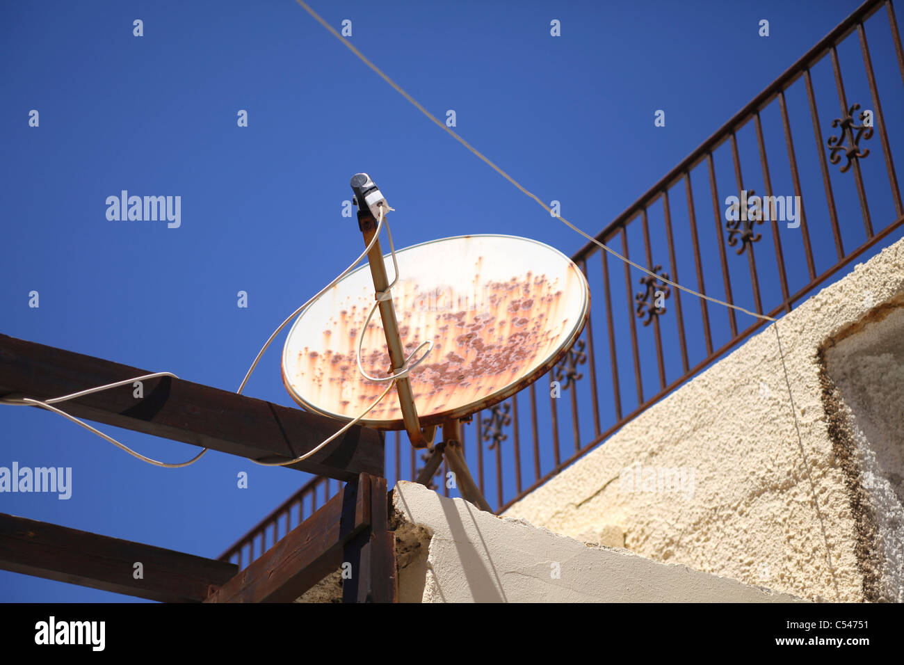 Old Tv Antenna Satellite Dish On Stock Photo (Edit Now) 1165678780