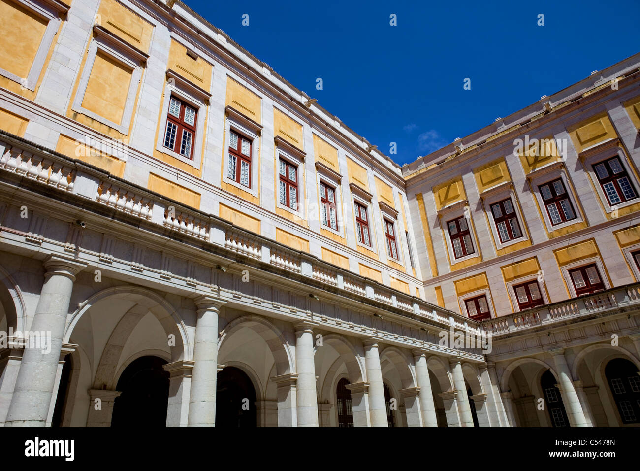 Mafra National Palace, cathedral and convent, in Portugal Stock Photo