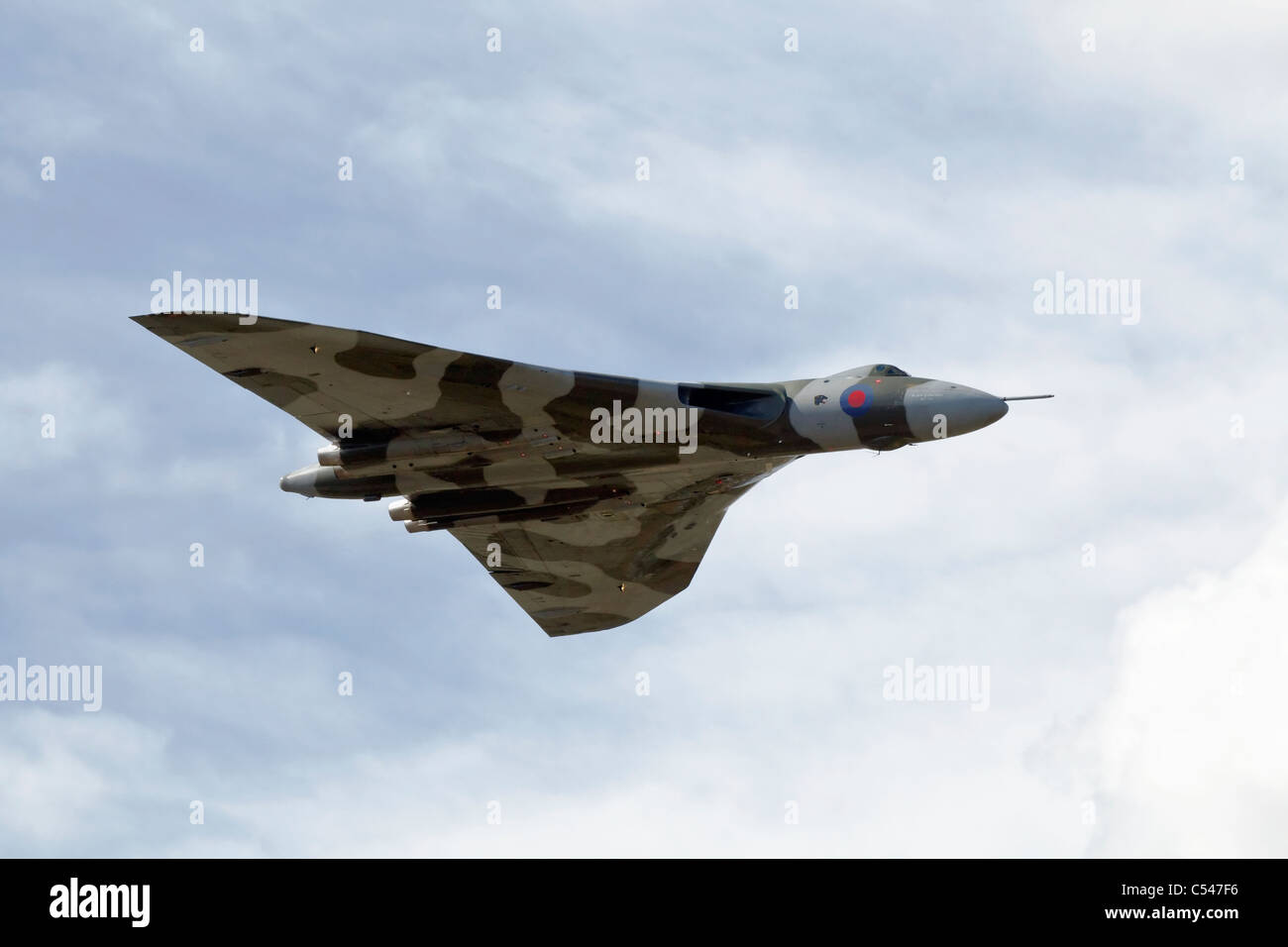 An RAF Avro/ Hawker Siddeley Vulcan B2 'V' bomber Stock Photo