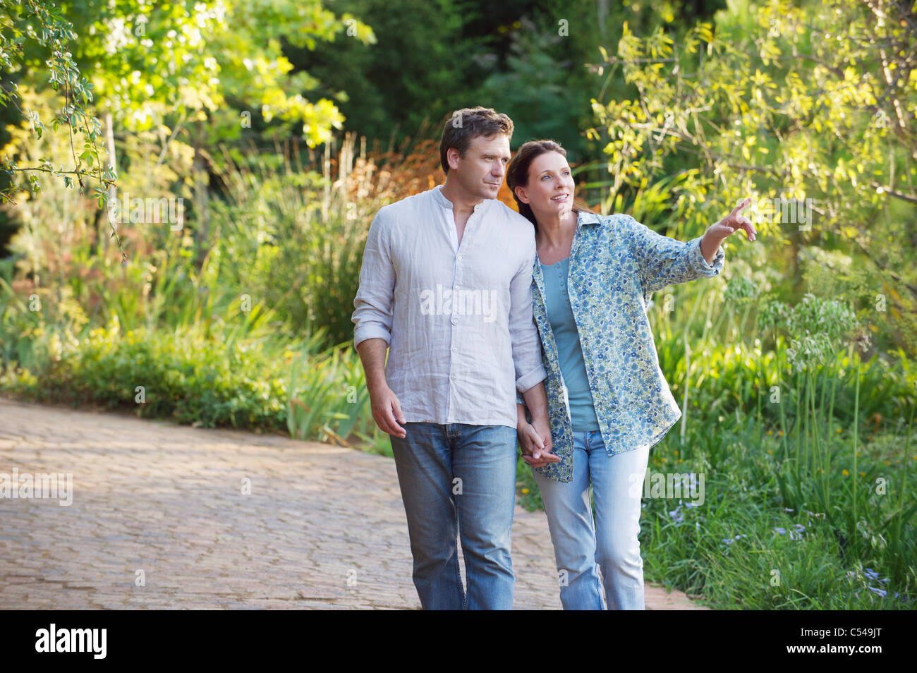 Mature women walking outdoors hi-res stock photography and images - Alamy