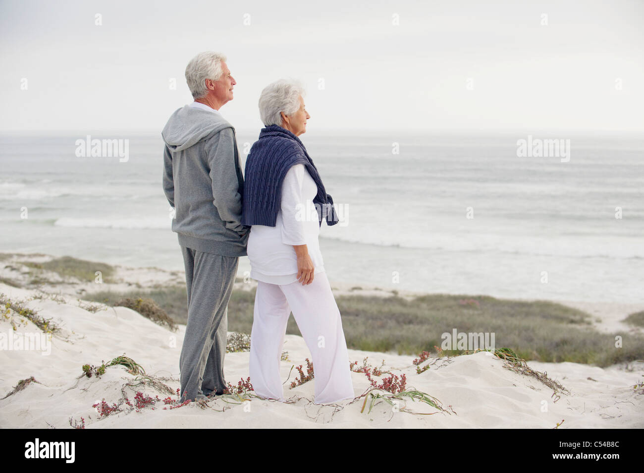 Side view three senior hi-res stock photography and images - Alamy