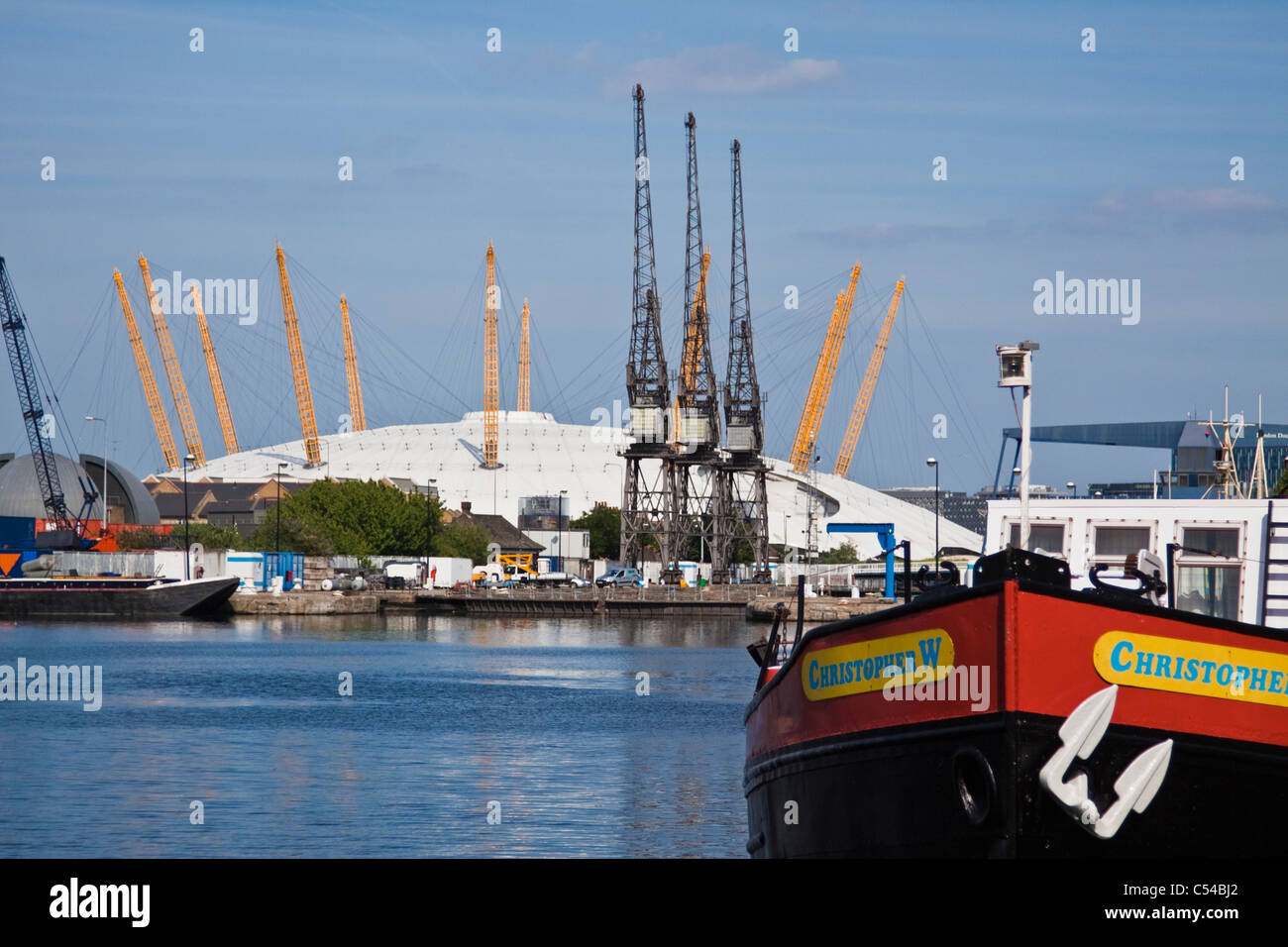 The O2 Arena formerly the Millennium dome Stock Photo