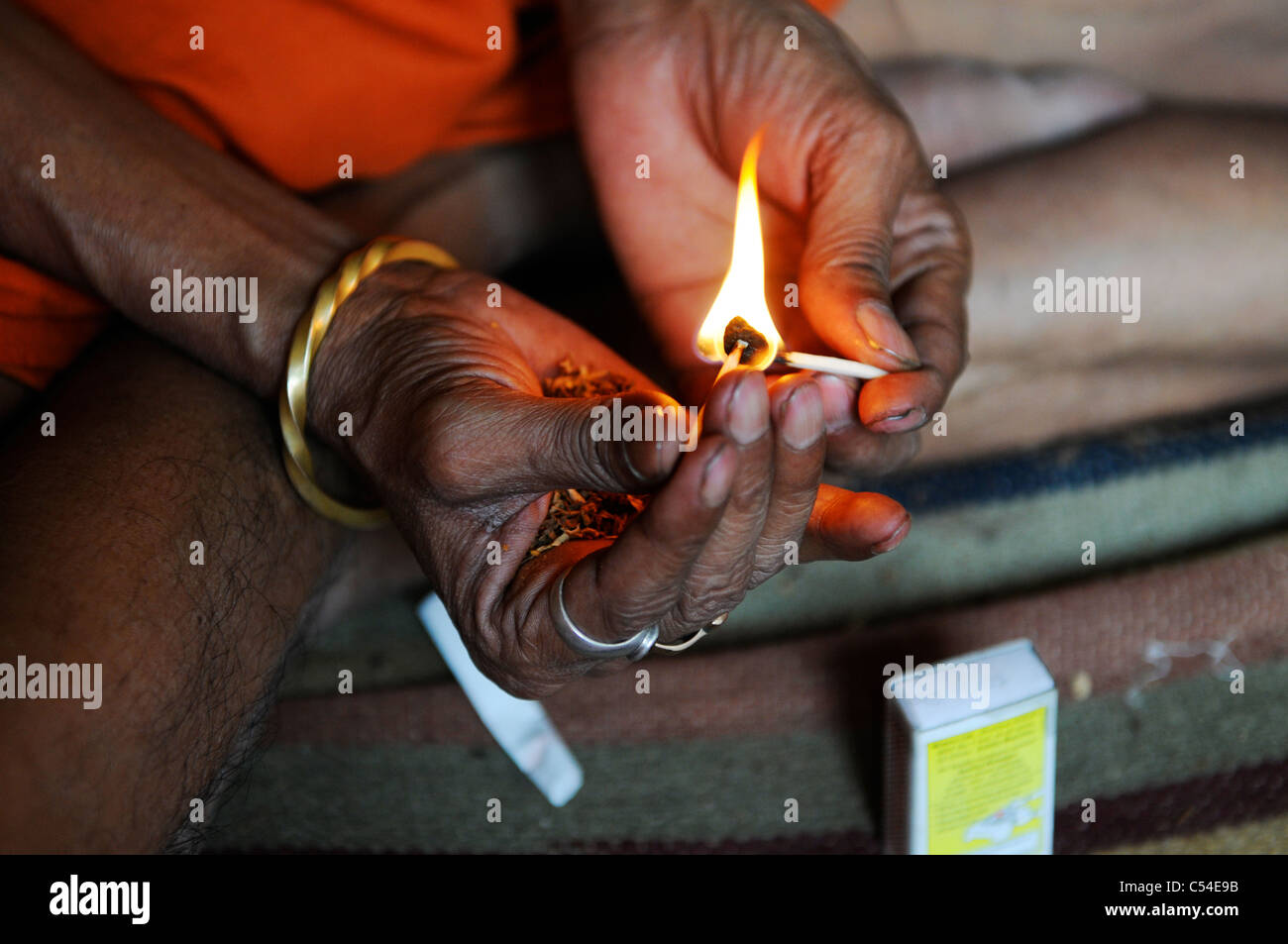 A scene in Haridwar, India Stock Photo