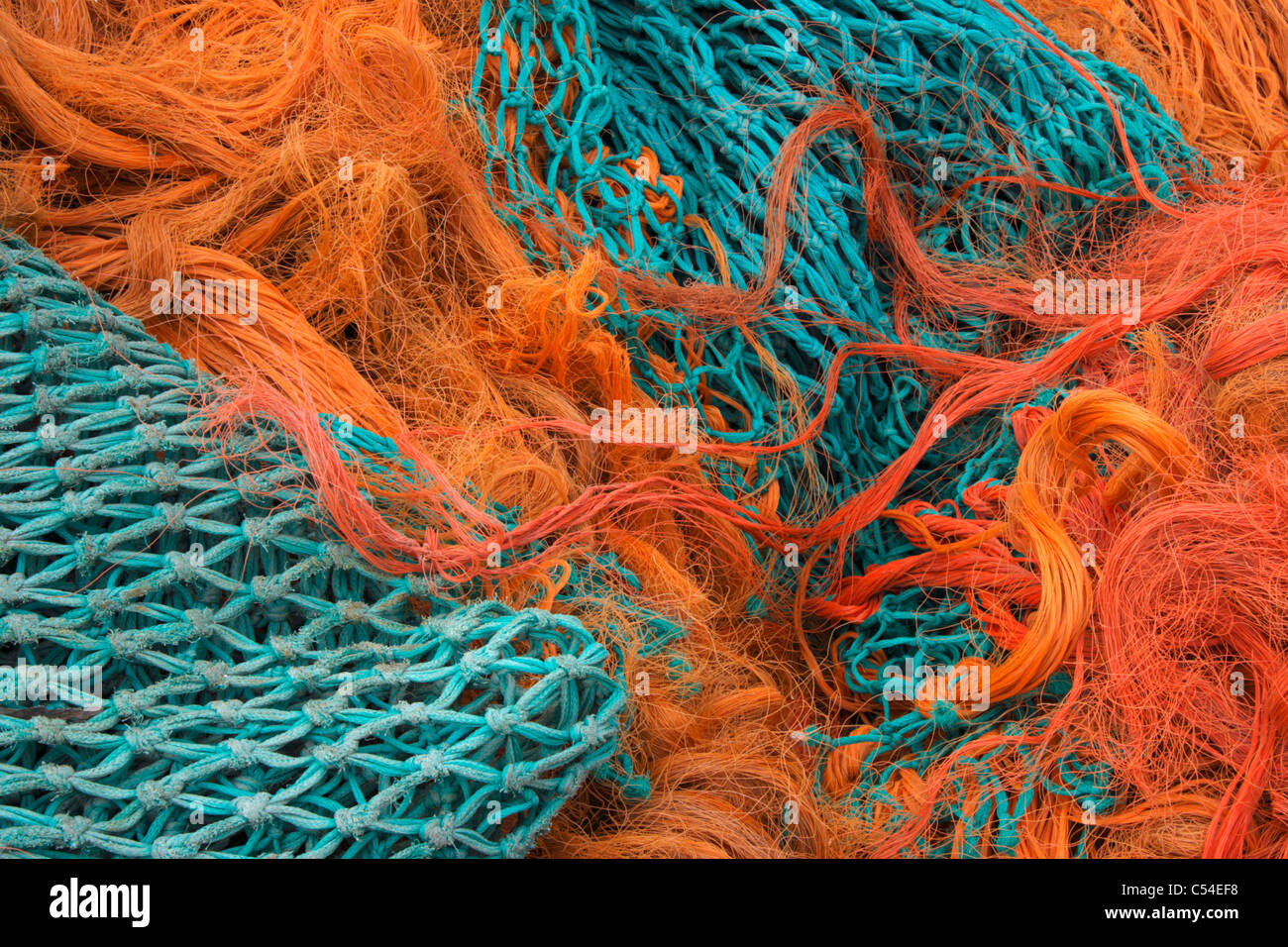 Coloured fishing nets hi-res stock photography and images - Alamy