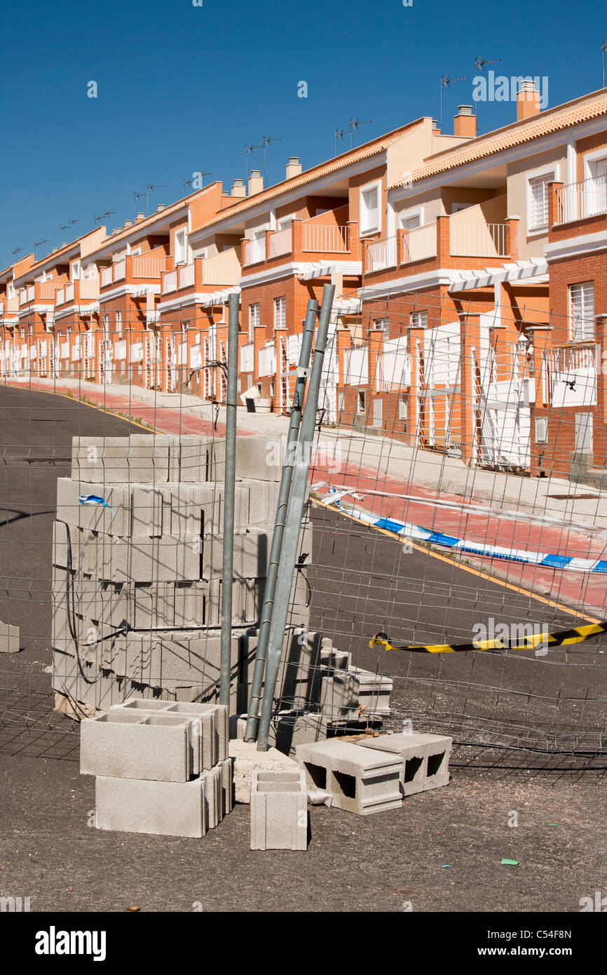 A new build housing development that was abandoned when the Spanish