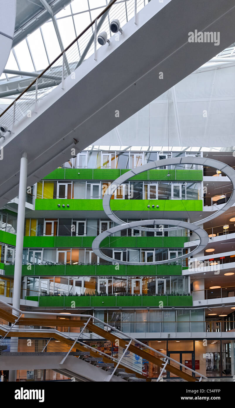 Interior, entrance area, UNILEVER German headquarters, office complex
