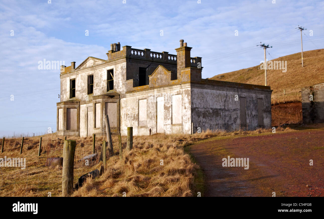 Derelict House Shetland Islands UK Stock Photo Alamy