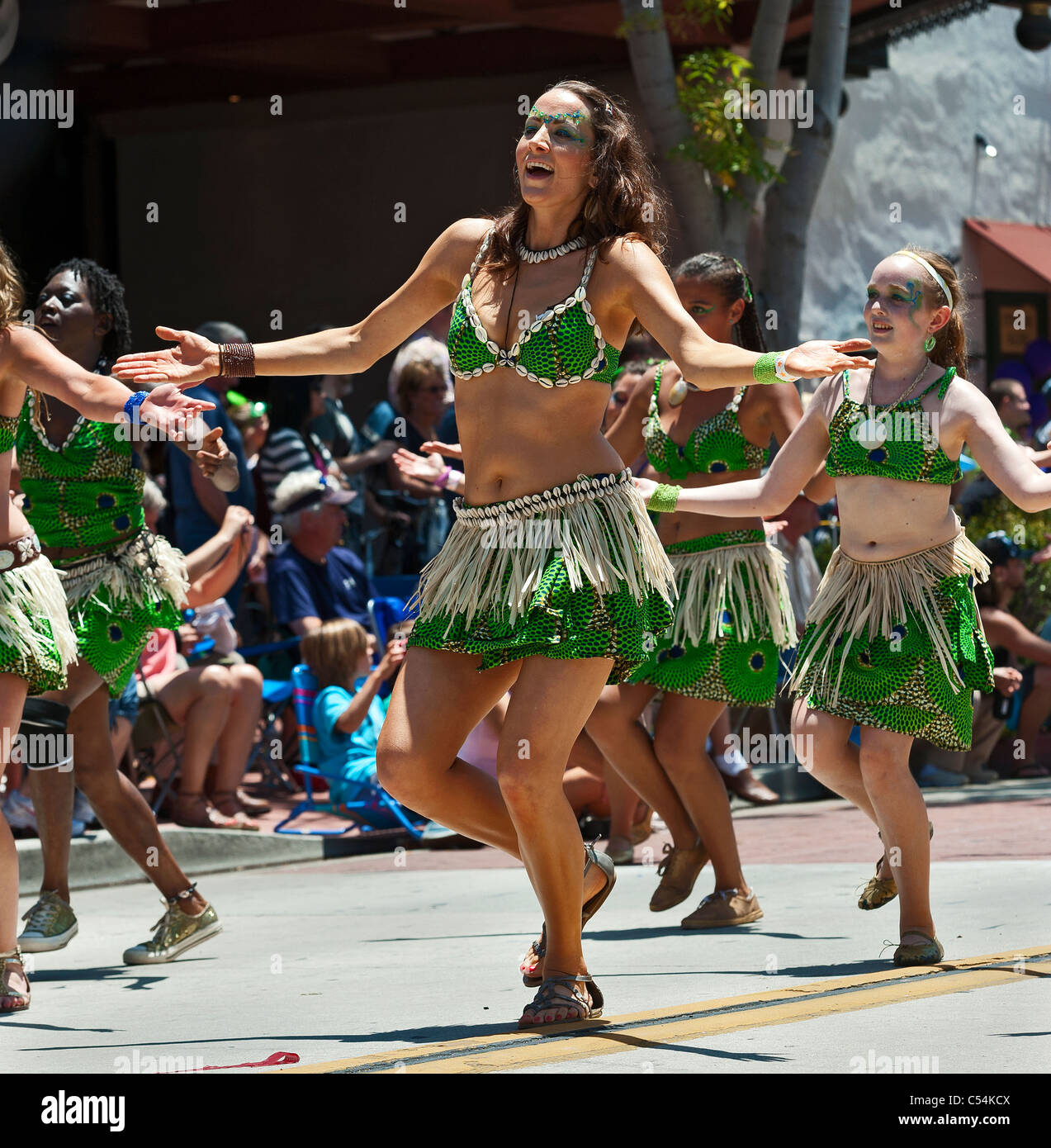 Summer Solstice parade , Santa Barbara , 2011. Stock Photo