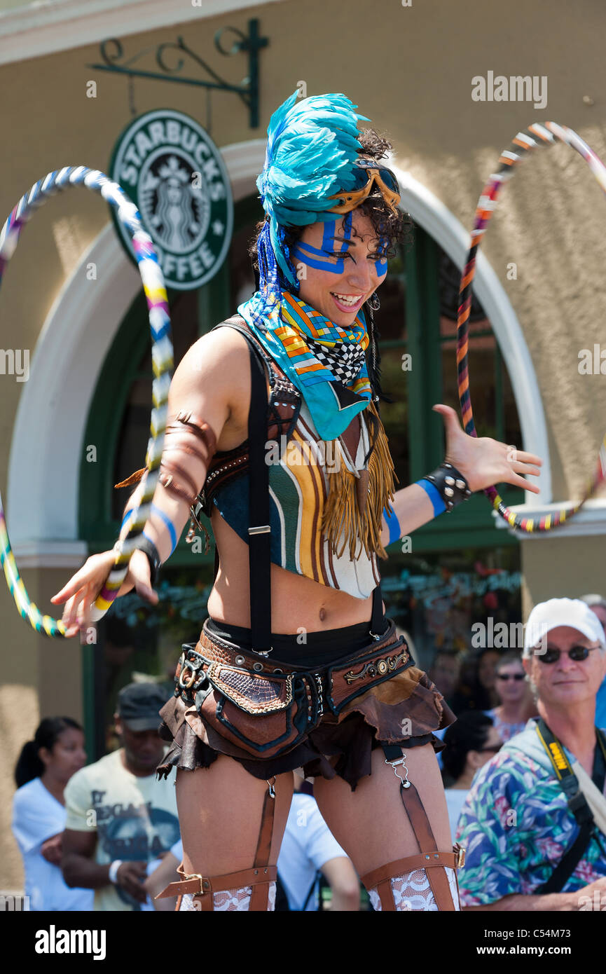 Summer Solstice parade , Santa Barbara , 2011. Stock Photo