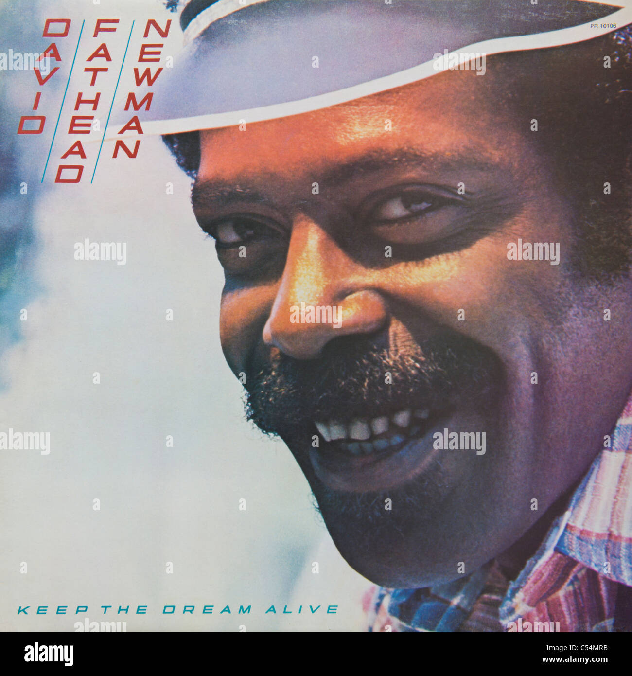 Cover of original vinyl album Keep The Dream Alive by David Fathead Newman released 1978 on Prestige Records Stock Photo