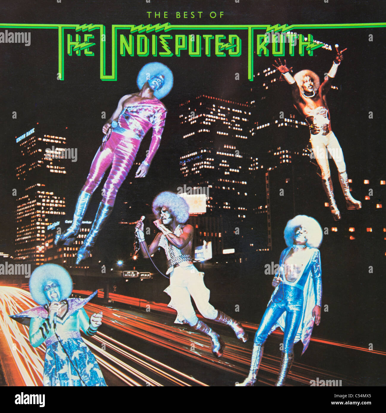Cover of original vinyl album The Best Of The Undisputed Truth released 1977 on Motown Records Stock Photo