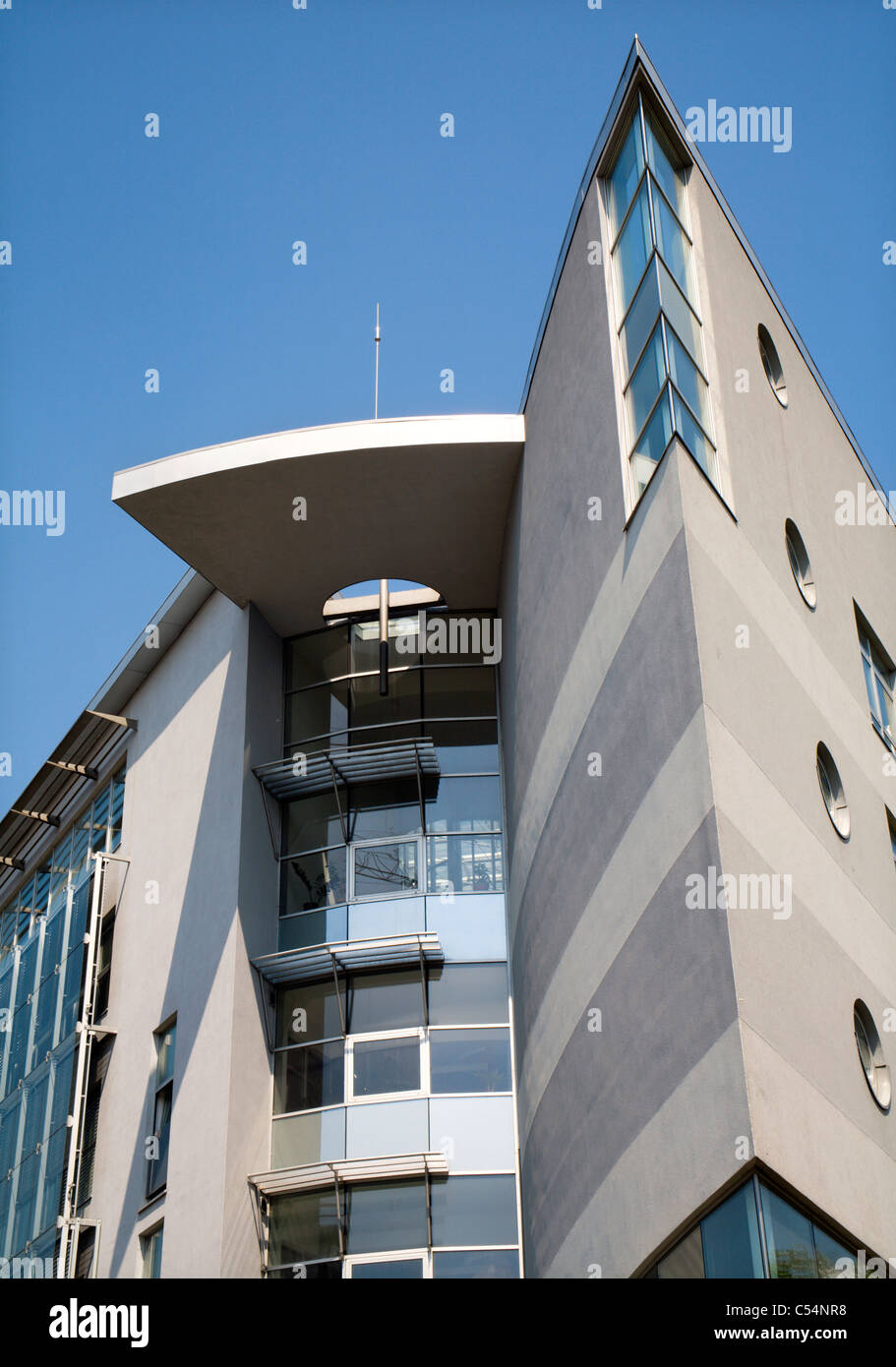 detail of modern building from bratislava Stock Photo