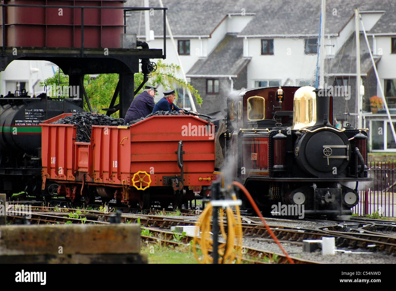 Little Red Engine Stock Photo - Download Image Now - Coal, Engine