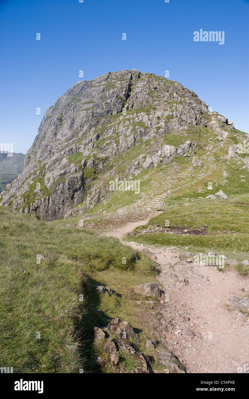 Pike o'Stickle - one of the Langdale Pikes, Lake District, Cumbria Stock Photo