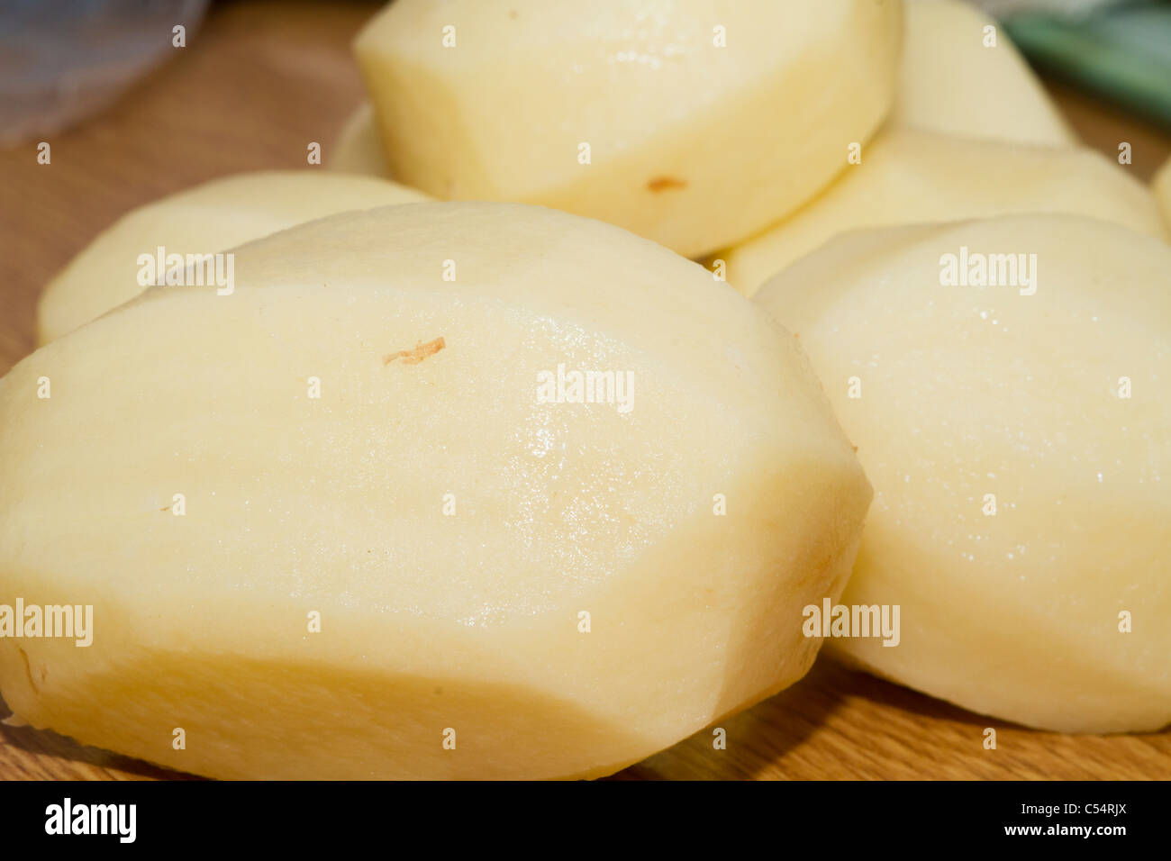 potato peeled potato without skin close up Stock Photo Alamy