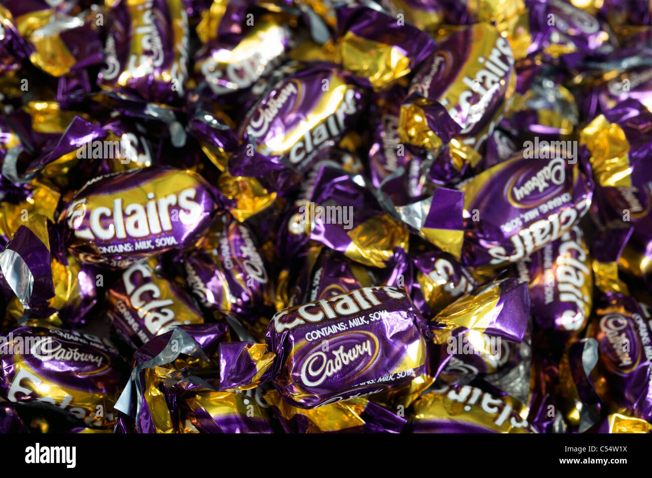 Cadbury chocolate eclairs Stock Photo