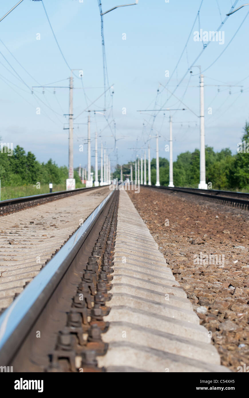 Empty rail road hi-res stock photography and images - Alamy