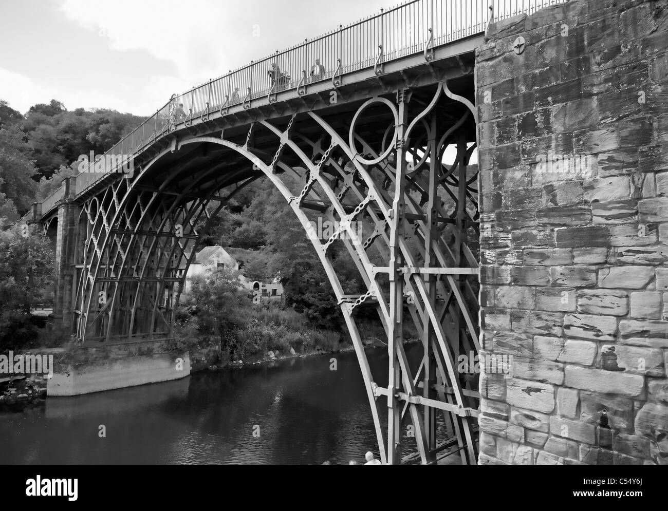 Closeup of Ironbridge, Shropshire, England Stock Photo Alamy