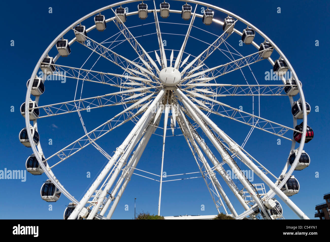 The big wheel on Weston Super Mare seafront Stock Photo Alamy