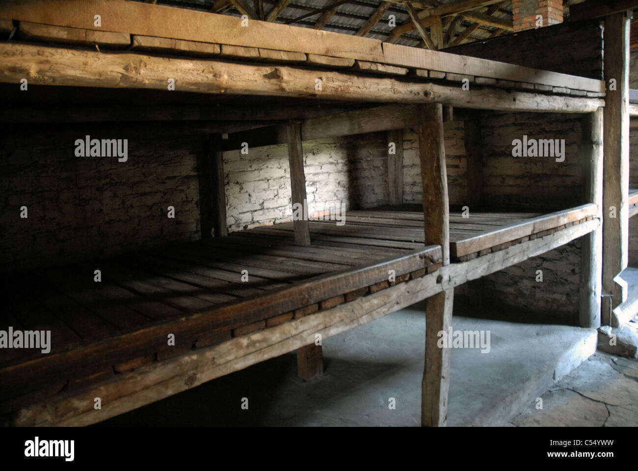 Prisoner bunks in barracks hi-res stock photography and images - Alamy