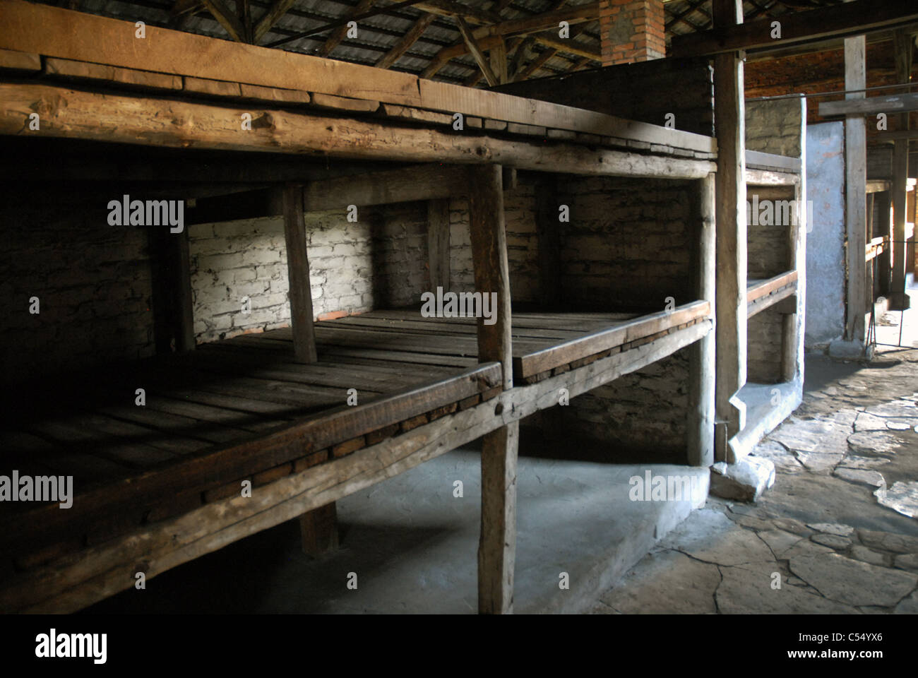 Prisoner bunks in barracks hi-res stock photography and images - Alamy