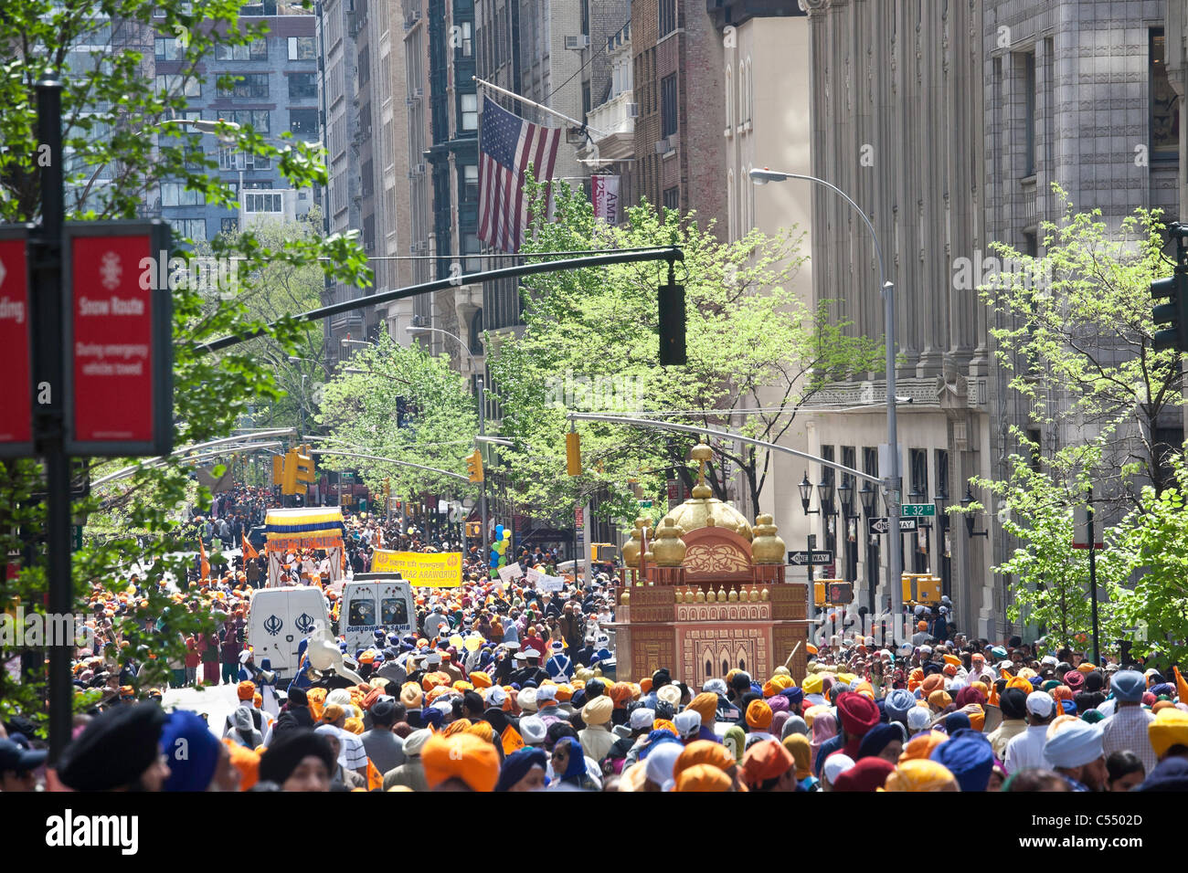 Sikh Day Parade, Madison Avenue, NYC Stock Photo Alamy
