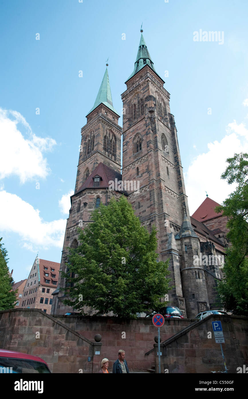 Sebalduskirche in der Altstadt, Sebaldus church in the old town Stock Photo