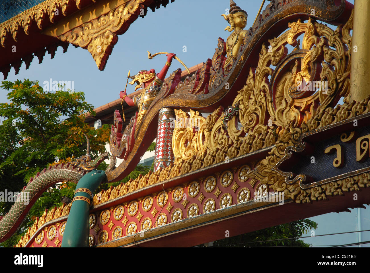 Wat Phuttha Bucha, Bangkok, Thailand. Stock Photo