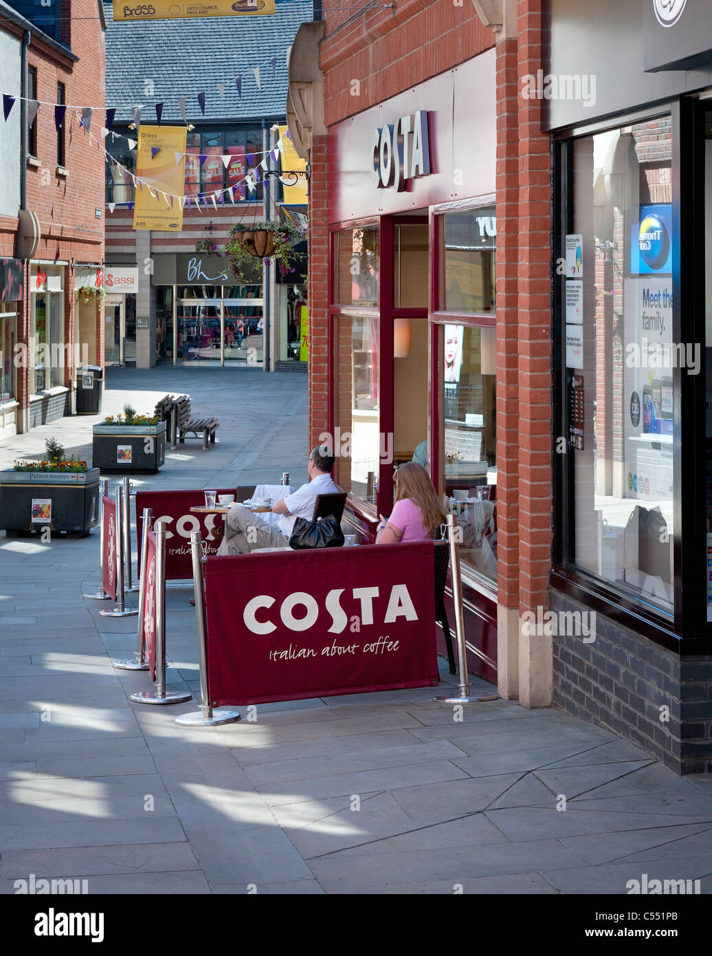 Costa Coffee shop in Durham Stock Photo Alamy