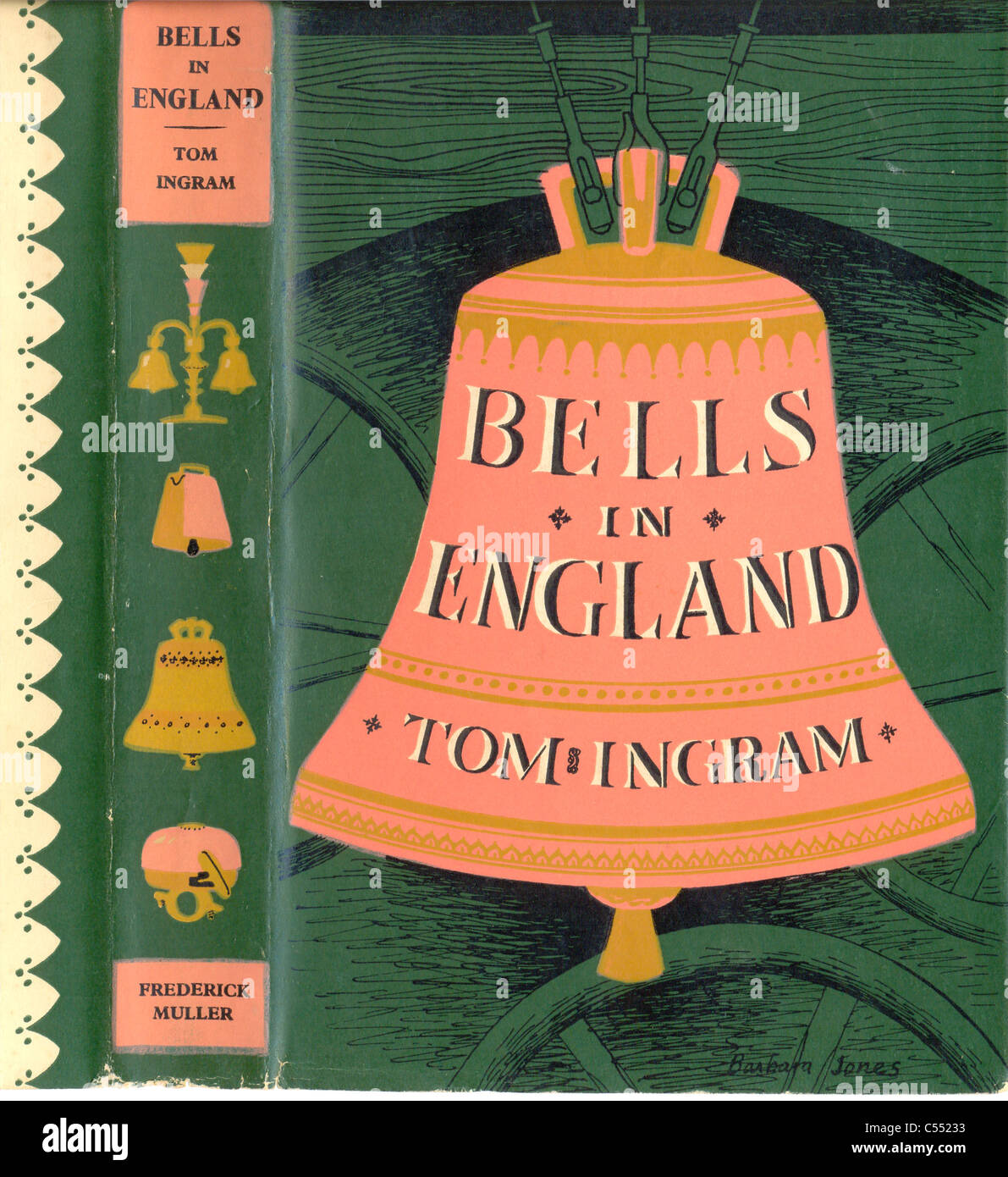 1954 book cover for Bells in England  by Tom Ingram Stock Photo