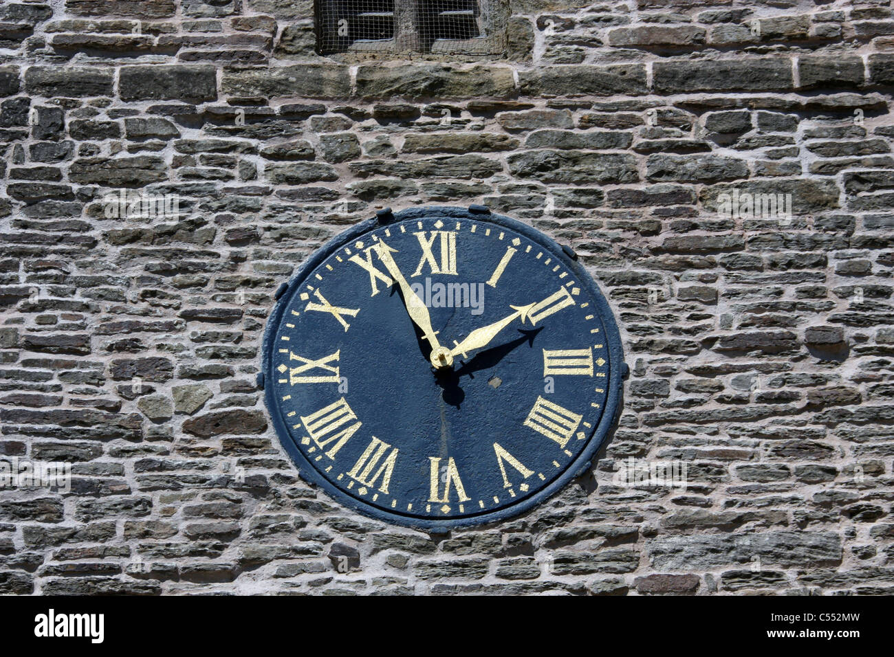 The Unusual Clock Face, showing 63 minutes, of Saint Peter and Saint