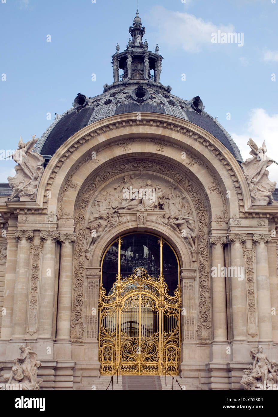Facade of a museum, Petit Palais, Paris, France Stock Photo