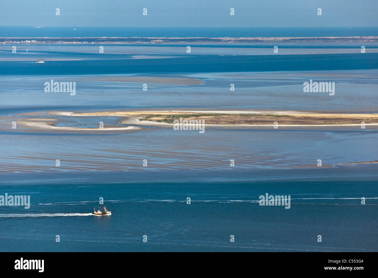 Holland, Island Griend, group of islands called Wadden Sea. National
