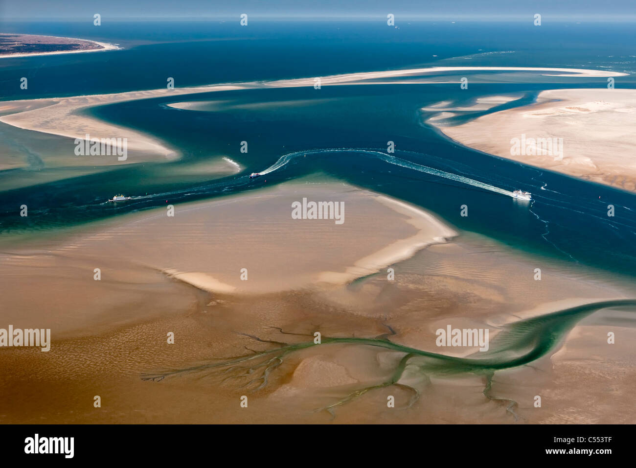 Netherlands, Island Terschelling, group of islands called Wadden Sea. Unesco World Heritage Site