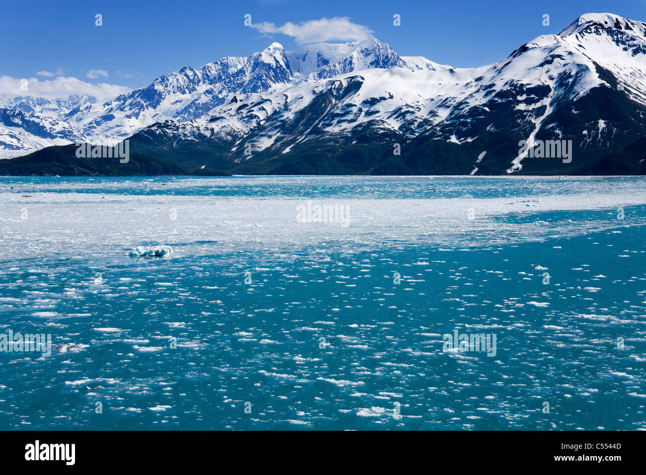 USA, Southeast Alaska, Yakutat Bay, Gulf of Alaska, Hubbard Glacier