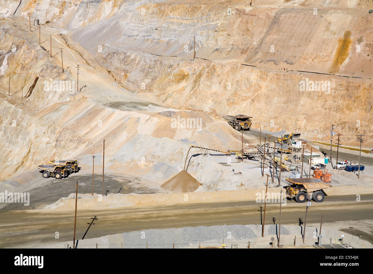 USA, Utah, Salt Lake City, Bingham Canyon Copper Mine Stock Photo
