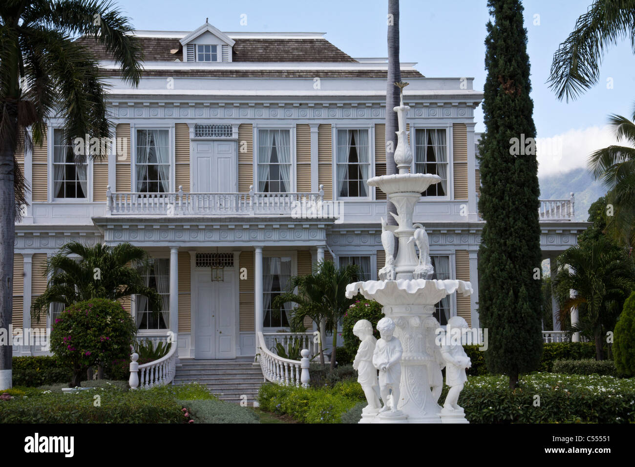 the Devon house in Kingston Jamaica Stock Photo