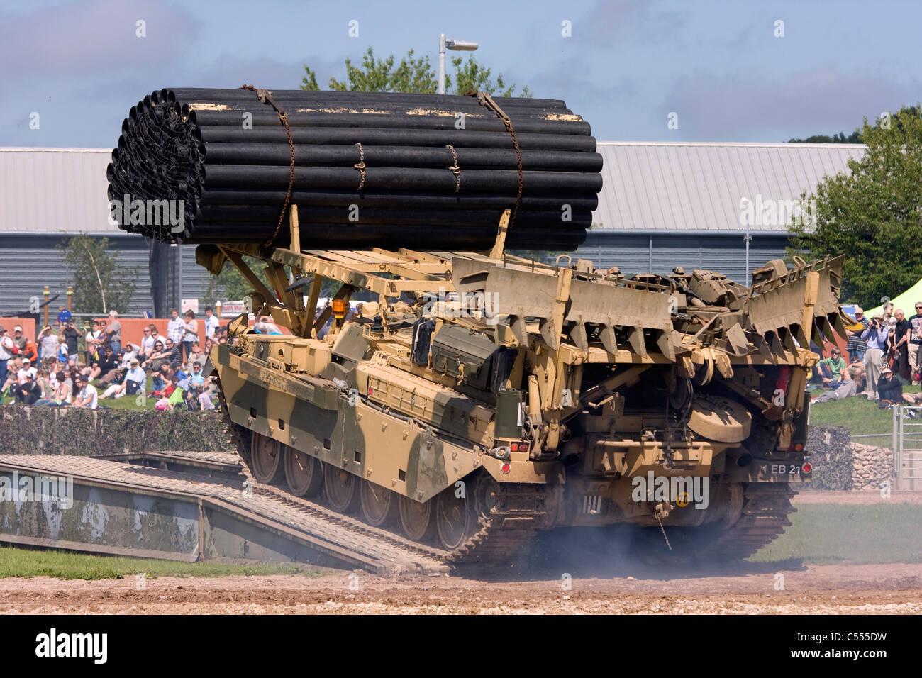 tankfest Bovington Dorset UK 2011 FV4205 Chieftain Bridgelayer Stock Photo