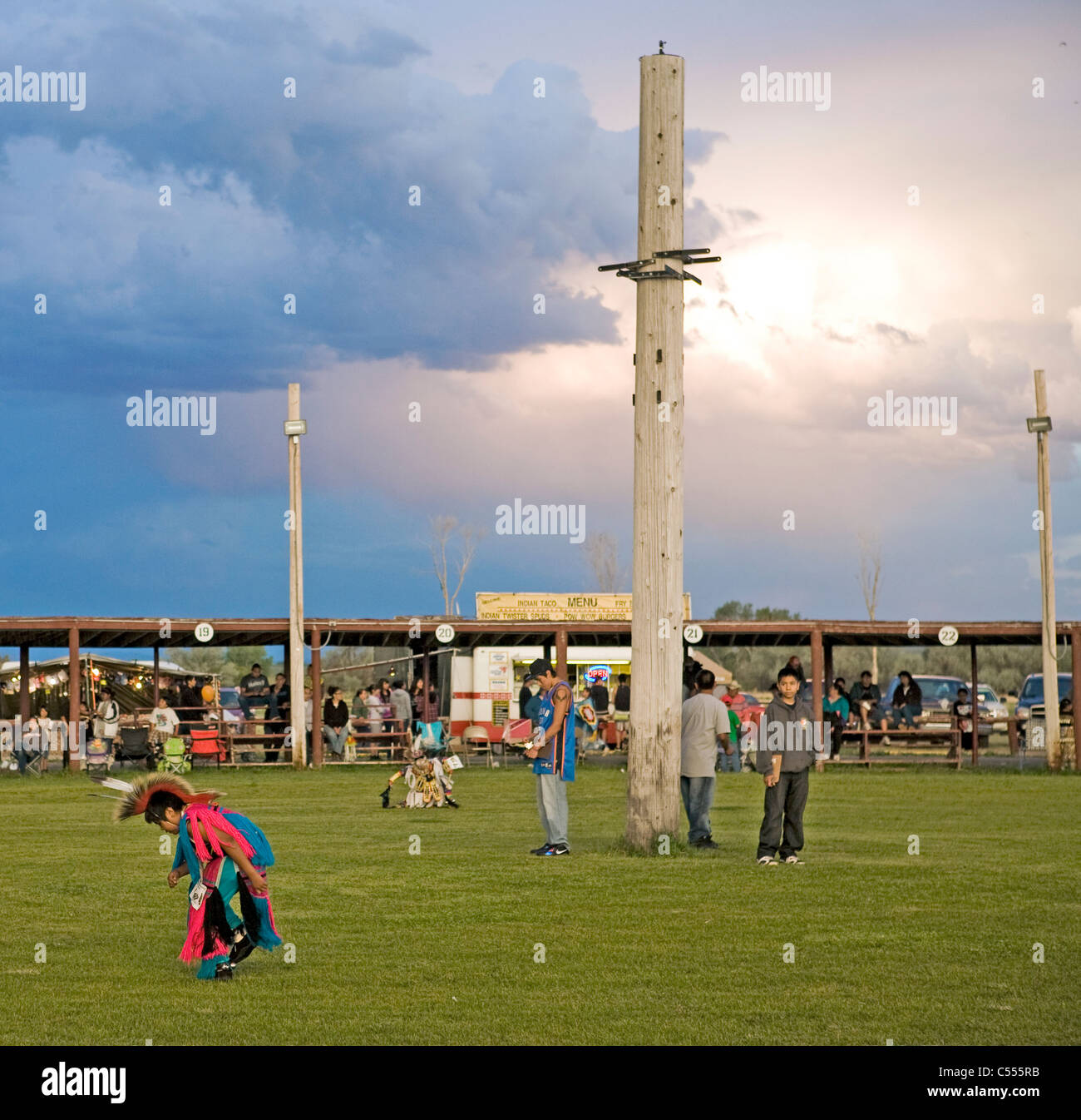 Fort Washakie, Wyoming. 52nd Eastern Shoshone Indian Days Stock Photo