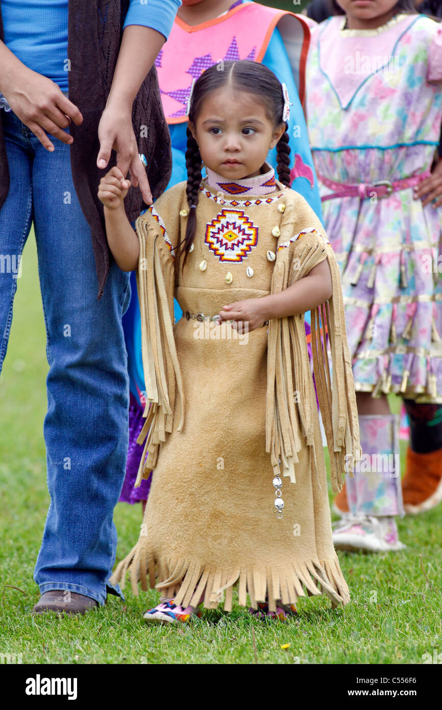 Fort Washakie, Wyoming. 52nd Eastern Shoshone Indian Days Stock Photo