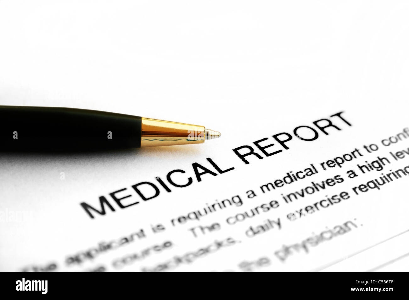 Healthy medical report hi-res stock photography and images - Alamy