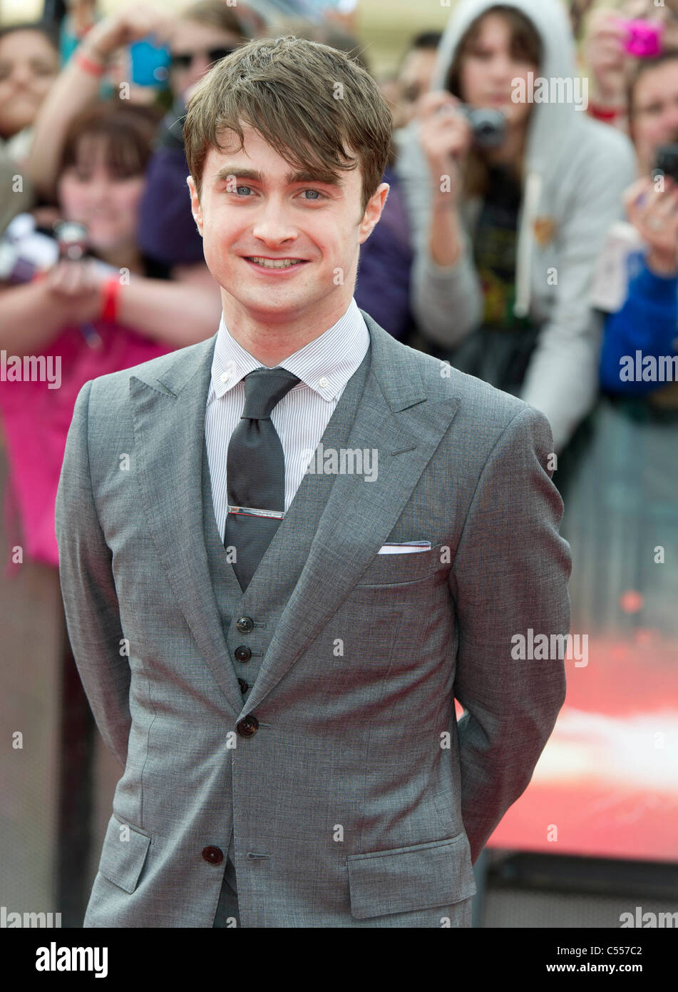 Daniel Radcliffe Harry Potter and the Deathly Hallows Part 2 Stock Photo