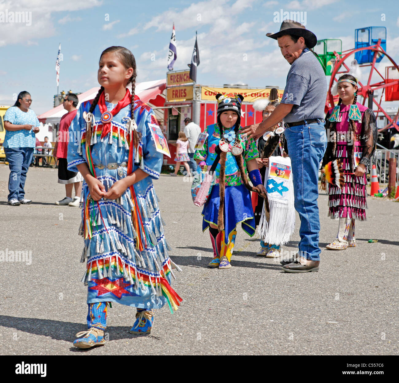 Fort Washakie, Wyoming. 52nd Eastern Shoshone Indian Days Stock Photo