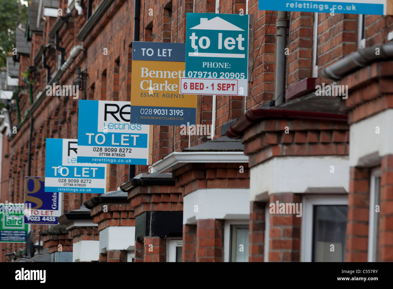 Belfast terrace hires stock photography and images Alamy