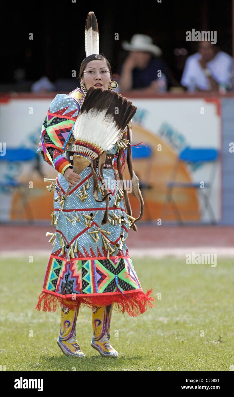 Fort Washakie, Wyoming. 52nd Eastern Shoshone Indian Days Stock Photo