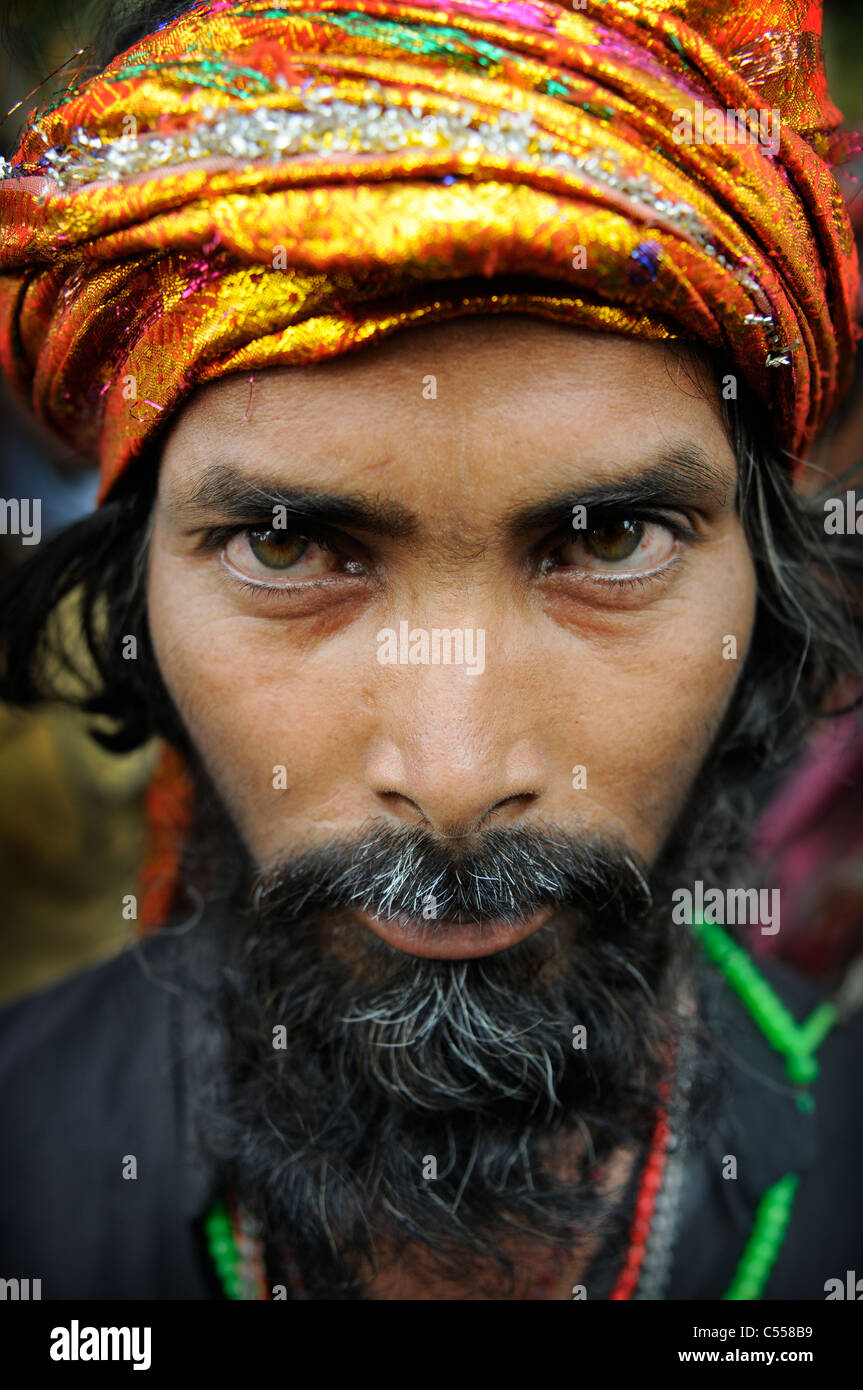 A fakir or Muslim holy man in West Bengal. Stock Photo