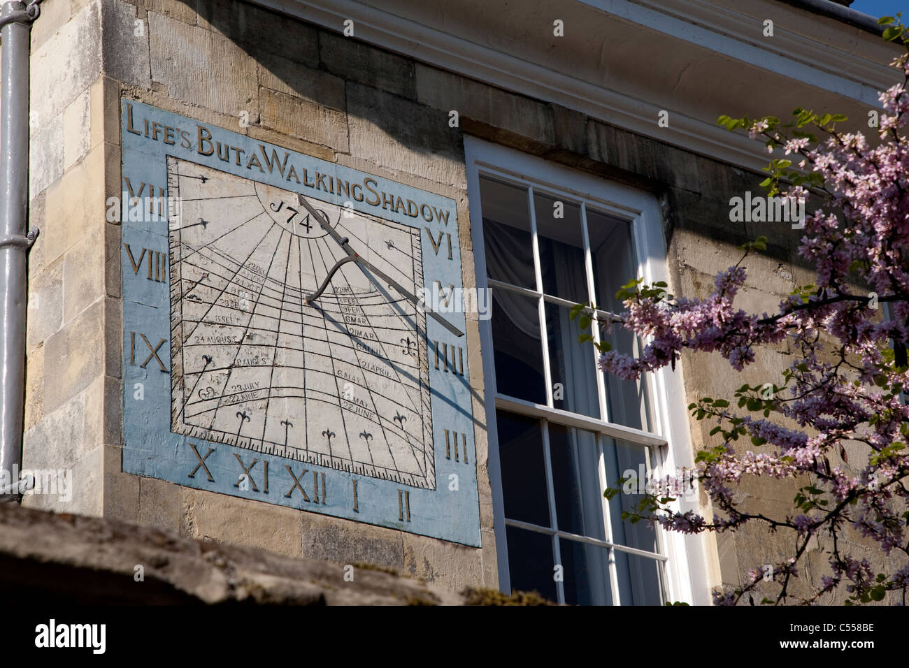 Sundial on Malmesbury House in Salisbury, England, UK Stock Photo Alamy